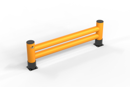 Rack-Mammut® Rammschutzbarriere Doppelplanke